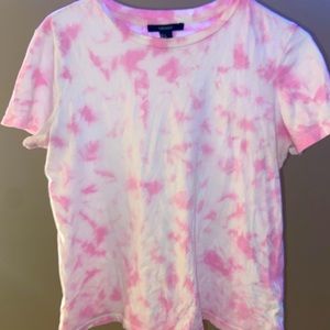 Pink tie dye tshirt
